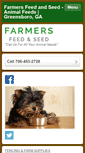 Mobile Screenshot of farmersfeedandseed.com